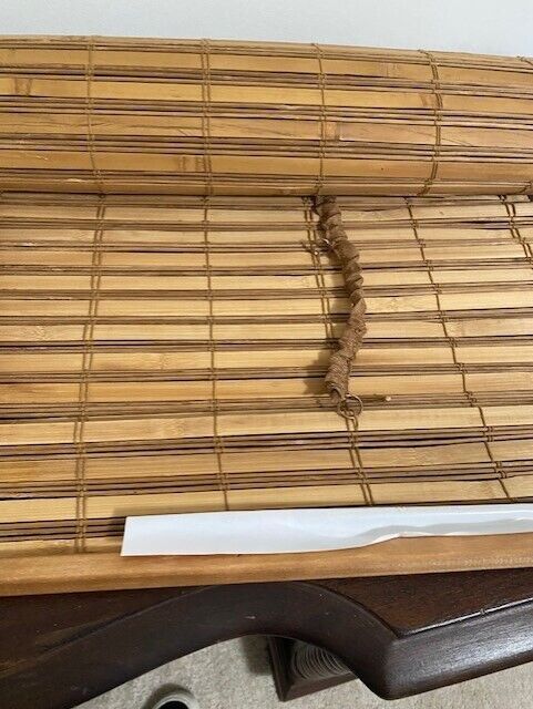 Natural Woven Wood Blinds 22 1/5 x 65 in