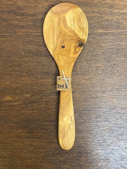 Be Home Olivewood Serving Spoon-10 3/4 inch