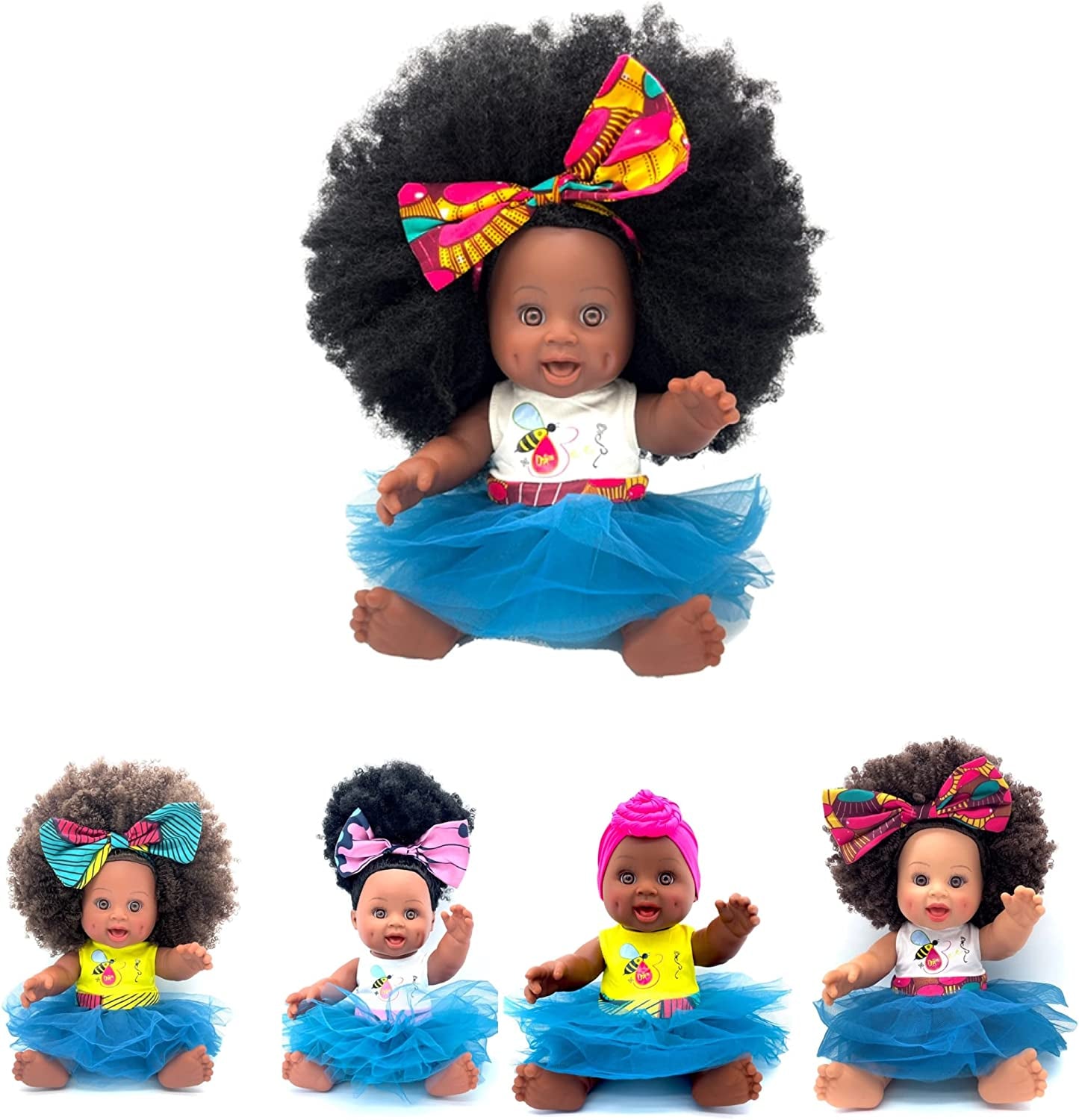 Fro Love Baby Bee Doll - Oprah'S Favorite Things African American Doll, Black Doll, Latino Doll, Afro Doll, Baby Doll, Curly Hair Doll, Baby Doll, African Doll, Birthday Gift