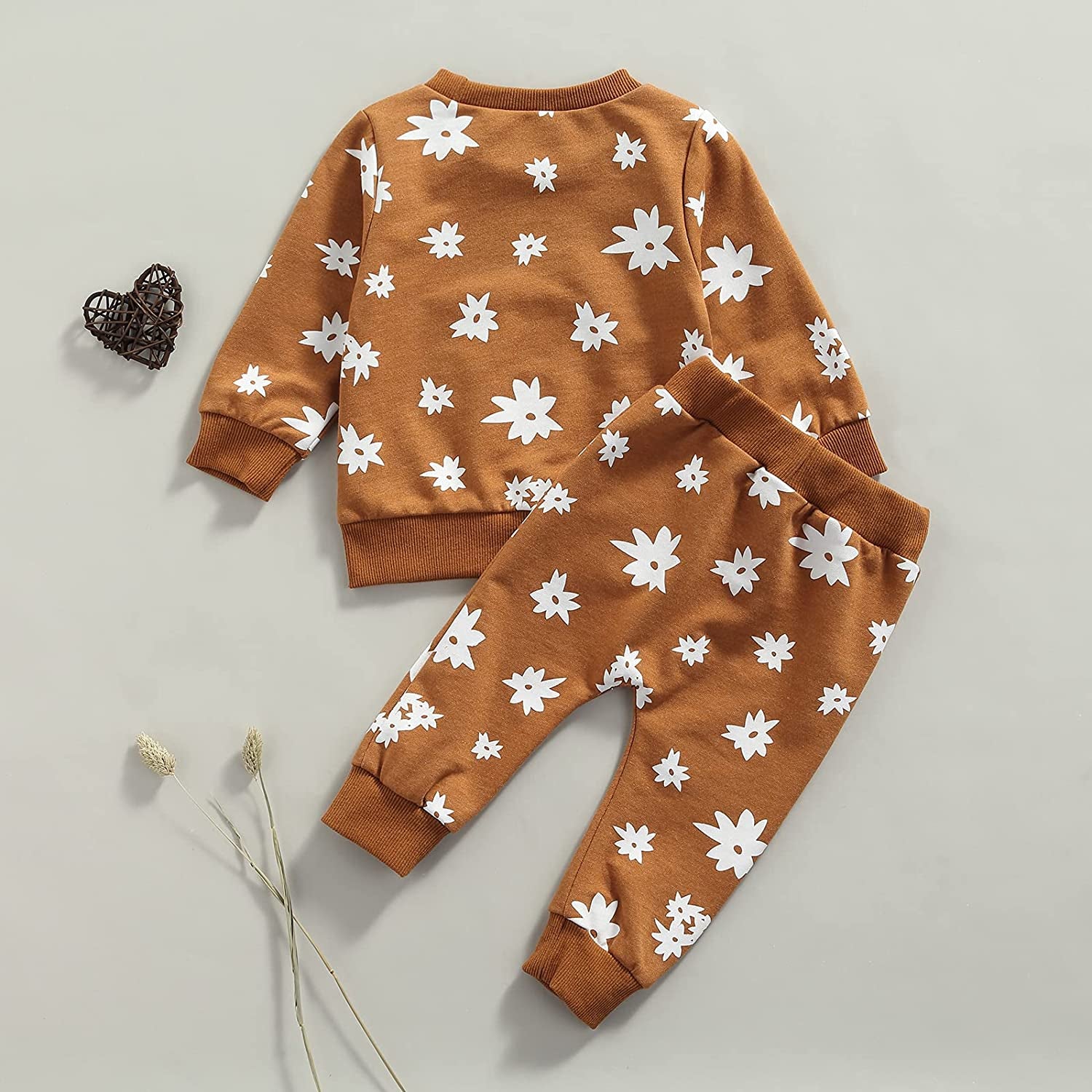 Newborn Infant Baby Girl Clothes Set Long Sleeve Sweatshirts Tops Pants Outfits Clothing Gifts 3 6 9 12 18 24 Months