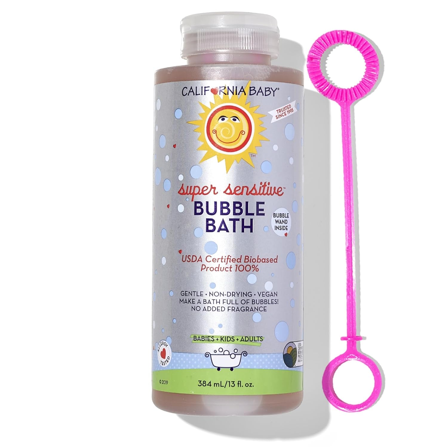 Bubble Bath, Fragrance Free, Super Sensitive 13 Fl Oz (390 Ml)